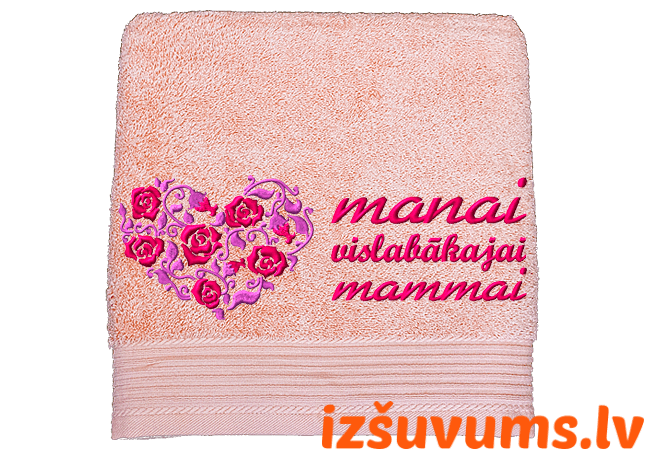 Izšuvums Mātes dienā - Sirsniņa