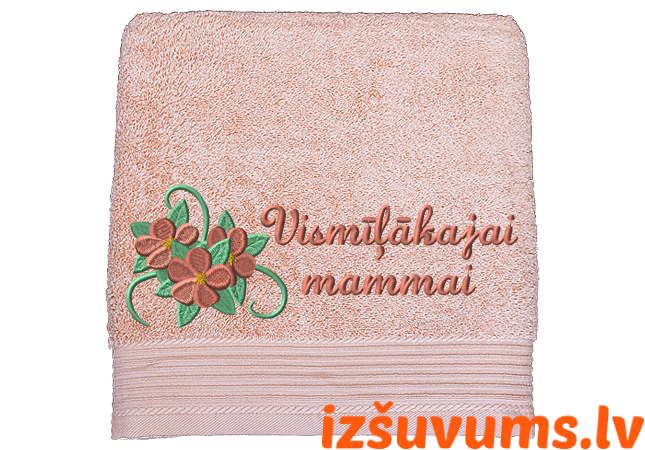 Izšuvums Mātes dienā - Ziedi